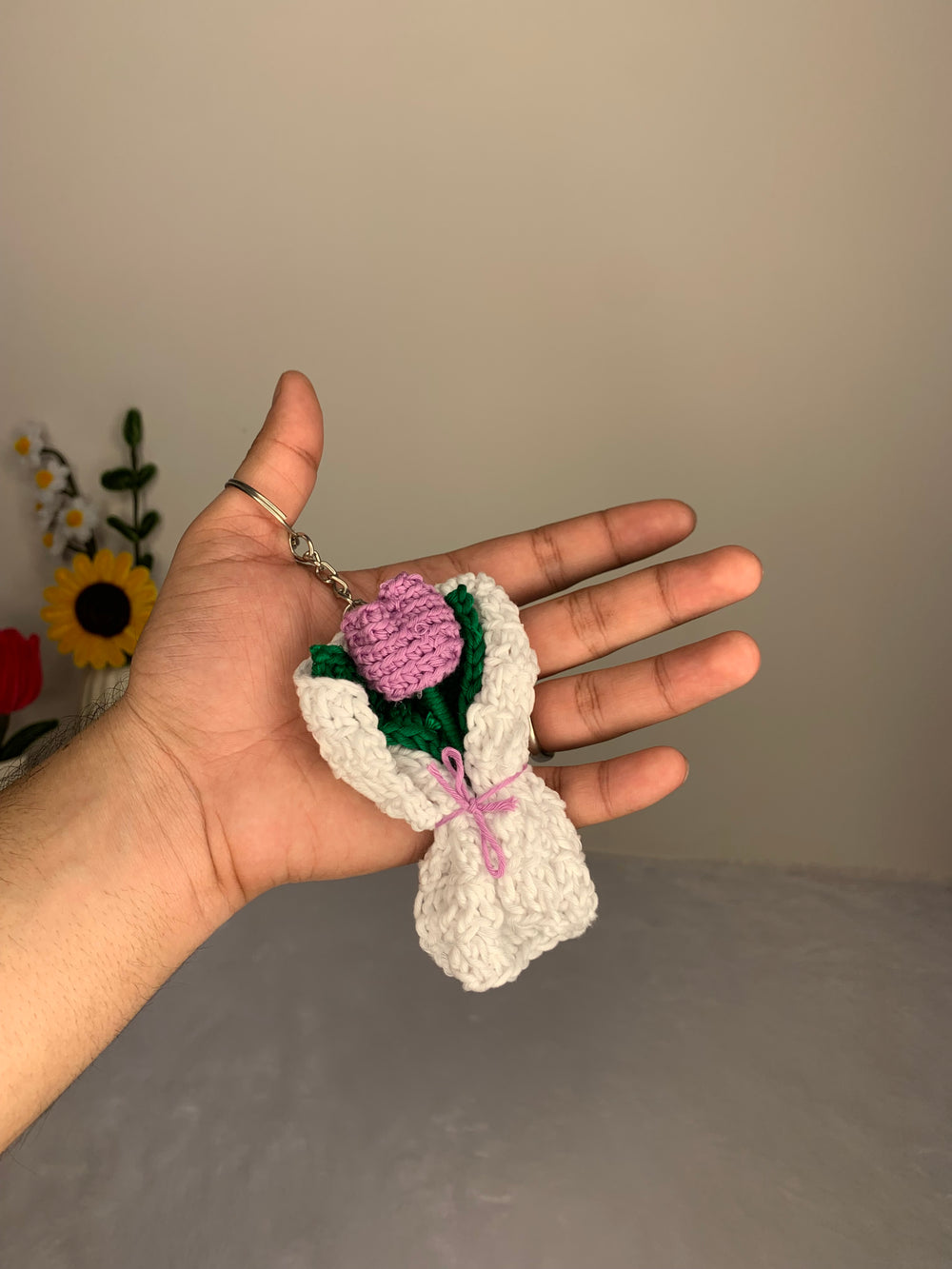 Mini Tulip Bouquet Charm 🌷✨