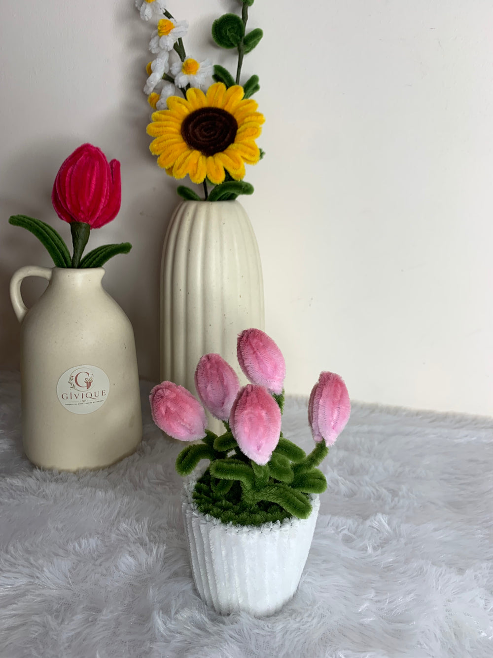 Pink Tulip Bloom Pot 🌷✨