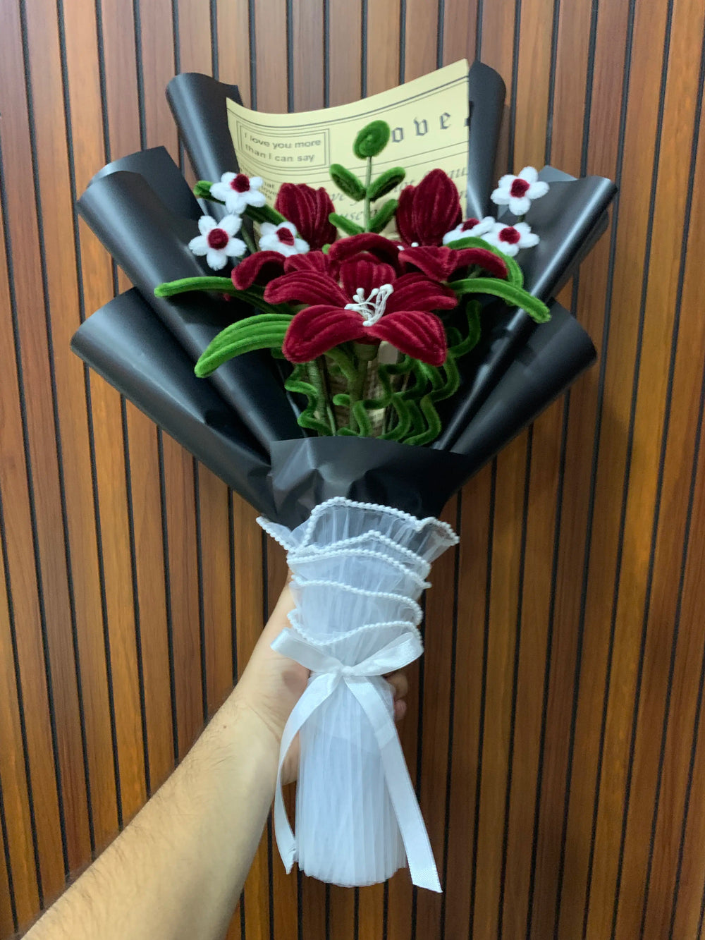 Velvet Romance Flower Bouquet🌹