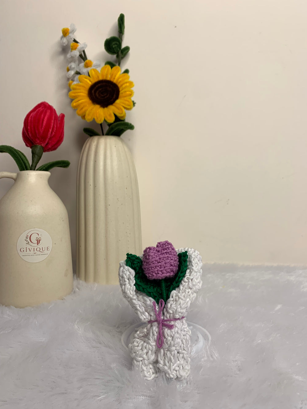 Mini Tulip Bouquet Charm 🌷✨