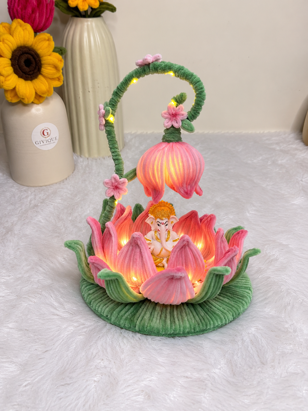 Divine Blossom Lamp 🪔🌸