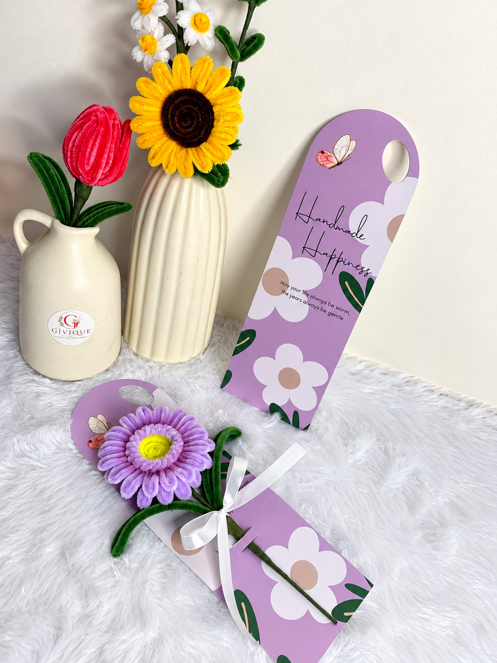 Forever Gerbera Card 💜🌸